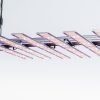 led agricultural grow light hanging from ceiling